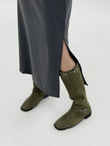 サイドスリットロングスカート / Side slit long skirt (3color)