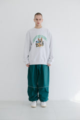 ソフトラウンドジョガーパンツ / BSR2223FWPT050 WD SOFT ROUND JOGGER PANTS GREEN