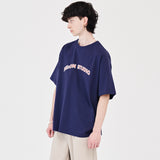 RE:ON LOGO T-SHIRT (NAVY)