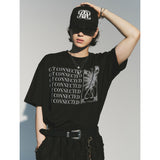 ゲットコネクテッドTシャツ / GET CONNECTED T-SHIRT_BK