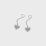 ニューロゴラブチェーンピアス/NEW LOGO LOVE CHAIN EAR