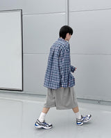 シルカチェッカーボードシャツ