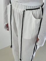 Hip track wide pants
