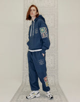 GRANNY SQUARE HOODIE NAVY (6691433283702)