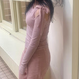 シュガーリボンスリットラウンドTシャツ / Sugar Ribbon Slit Round T-Shirt