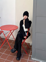 フードボレロニット/Hooded Bolero Knit (3color)