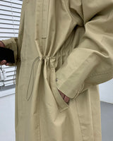 ハイネックカラーコート/SK High-Neck Collar Coat (3 colors)