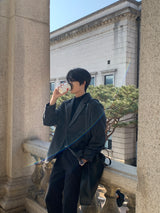 LMN ヘリングボーンウールブレザー / LMN Herringbone Wool Blazer (2 colors)