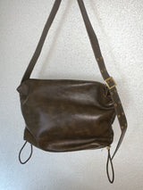 Minte Eyelet Strap Leather Big Shoulder Crossbag