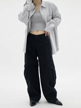 ヒーラインUネックTシャツ / Healline U Neck T-shirt (4color)