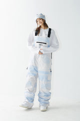 カーゴビブオーバーオール / BSR2223FWPT069 IVT CARGO BIB PANTS CREAM SKY