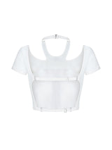 ロマンティサイズバックレストップ / Romanticize Balckless Top WHITE