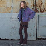 Wave Layering Boot-cut Pants