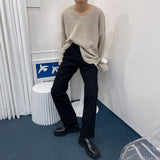 SKハッチVネックニット/SK Hacchi V-neck Knitwear (5 colors)