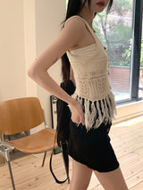 ティートンレトロポケットミニデニムスカート/Teaton Retro Pocket Mini Denim Skirt