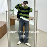 キャンディーデイリーダンガララウンドニット/[BEST]CANDY DAILY DANGARA ROUND KNIT(8COLOR)