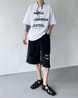 オウンキャピタルレタリング半袖Tシャツ