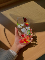 スプリングピクニックジェリースマホケース/Spring picnic jelly case