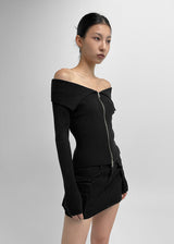 [MADE] Zenda Two Way Off Shoulder Knit