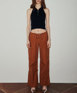 コンバーティブルパラシュートパンツ / CONVERTIBLE PARACHUTE PANTS (BRICK)