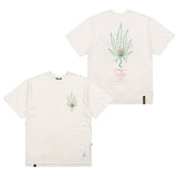 CANABIS OVERSIZED T-SHIRTS OATMEAL / BLACK (6566066061430)