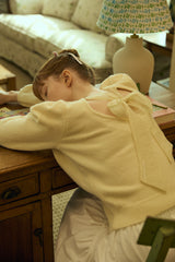 BACK RIBBON KNIT