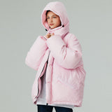 オーバーフィットフードダックダウン/OVERFIT HOOD DUCK DOWN-PINK