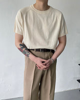 RO ウォッシャブルテンセルラグラン半袖ニット / RO washable tencel raglan short-sleeved knitwear (9 colors)