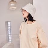 VA Square Drop Overfit Bucket Hat / Ivory