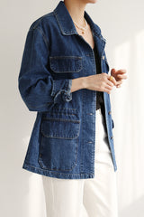 ローズデニムジャケット / ROSE DENIM JK / STRING JACKET
