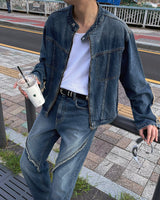 HD カウンティースリットデニムジャケット