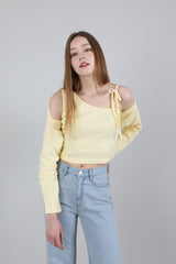 セット リボンノースリーブ&ボレロ / SET Ribbon Sleeveless Bolero Yellow