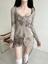 カイリーフードボタンジャンプスーツ/[High quality] 823. Kylie hood button jumpsuit (2color)