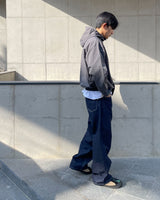 アクとノンフェードワイドデニムジーンズ / act non-fade wide denim jeans 3color