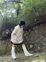 ユニセックスピグメントビンテージミリタリージャケット / Unisex pigment Vintage military jacket