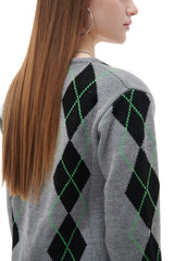 アーガイルカーディガン/ARGYLE CARDIGAN