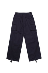 DIAGONAL CARGO PANTS_NAVY