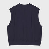 BASIC LABEL SWEAT VEST (6568439447670)