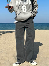 テイルバックピンタックデニムパンツ / TAIL BACK PINTUCK DENIM PANTS