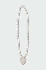 パールシルバーピックネックレス / Pearl Silver Pick Necklace