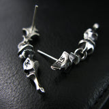 メインゴーシェシルバーイヤリング / Main gauche silver earring (4594627215478)