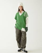マルチパッチケーブルベスト/MULTI PATCH CABLE VEST GREEN