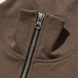 シグネチャーロゴハーフジップアップスウェットシャツ/SIGNATURE LOGO HALF ZIPUP SWEATSHIRTS COCOA BROWN (6699006099574)