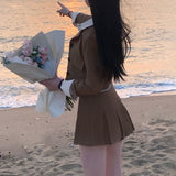 [BELLIDE MADE] Spring version, color jacket + skirt setup