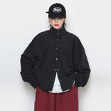 ナイロンボタンシャツジャケット / nylon button shirt jacket