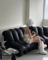 Block Soft Backless Sleeveless