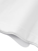 カーブネックロゴ半袖Tシャツ / Curved Neck Logo Short Sleeve T-shirt T75 White