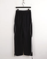ノイブダブルライントラックインスィジョンストリングツーウェイジョガーパンツ / Nove two-line track incision string two-way jogger pants