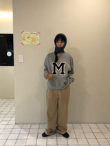 フェミニンコットンワイドピンタックパンツ