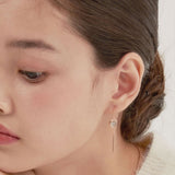 マザーオブパールミニドロップピアス